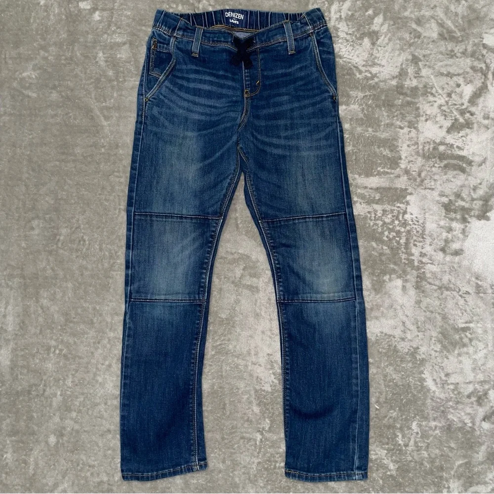 GAP Kids Distressed Blue Jeans & Tan Pattern Shorts Bundle Size 12 Boy
